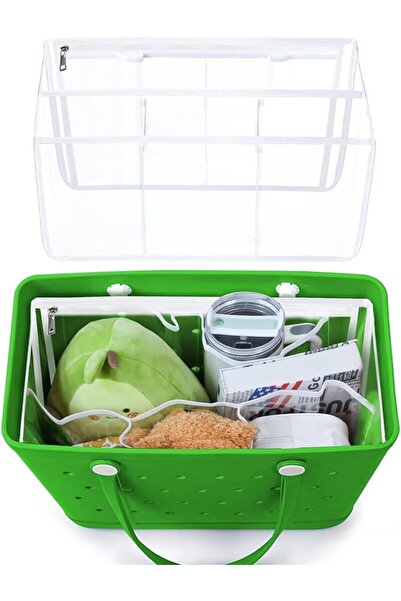 Arabest Bag Insert Organizer,5 Pockets,Waterproof Zipper PVC Divider Pouch,Wh...