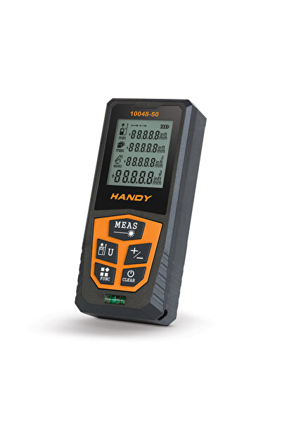 Handy Telemetru laser digital 50 m, precizie ±2 mm, calcul arie si volum, ecr...