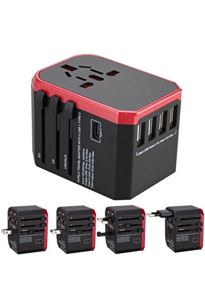 Arabest Universal Travel Adapter, Worldwide USB Type-C Fast Charger, Internat...