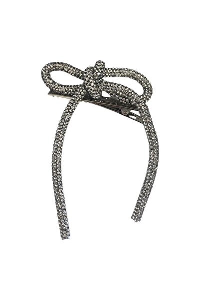 OEM Silver hair clip, 8x12cm