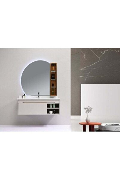 Danube Home خزانة ميلانو الفاخرة والمودولارية كرينا مع مرآة LED تعمل باللمس، ...