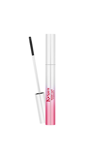 Flormar K‑Spirit Twist Curl Mascara – 000 Black, Unique Metal Brush, Maximum ...