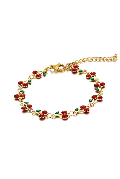 OEM Brățară Cherry aurie, din oțel inoxidabil, cu fruity Collection, placată ...
