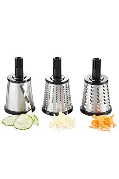 GEFU Set 3 razatoare pentru masina de tocat carne, Gefu, 15 x 9 x 17 cm, Argi...