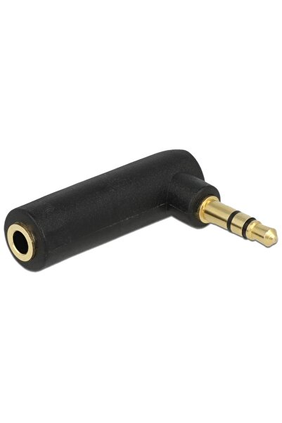 DELOCK αντάπτορας 3.5mm αρσενικό σε 3.5mm θηλυκό 65364, 3pin, γωνιακός