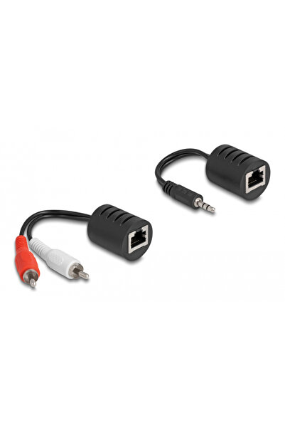 DELOCK audio extender 87859 3.5mm σε RCA, μέσω καλωδίου RJ45, έως 50m