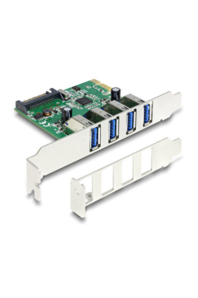 DELOCK κάρτα επέκτασης PCI Express x1 σε 4x USB 89360, 5 Gbps