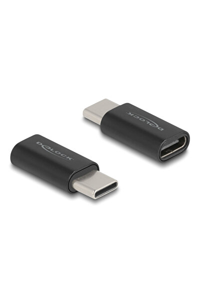 DELOCK αντάπτορας USB-C 60034, αρσενικό σε θηλυκό, 10Gbps, μαύρος