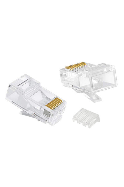 POWERTECH βύσμα RJ45 CAB-N352, Cat 6/6a UTP, modular, διάφανο, 50τμχ