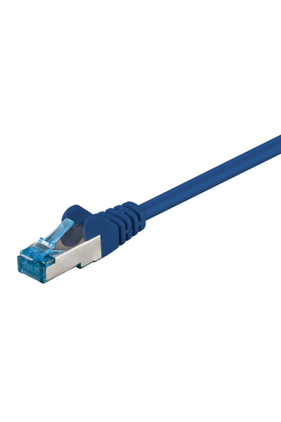 goobay καλώδιο δικτύου 93656, CAT 6A S/FTP, 500 MHz, CU, 0.5m, μπλε