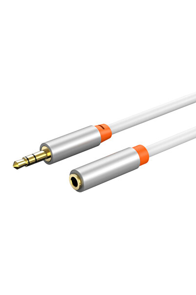 Cabletime καλώδιο προέκτασης ήχου 3.5mm CT-AV311-P12G, gold plated, 1m, λευκό