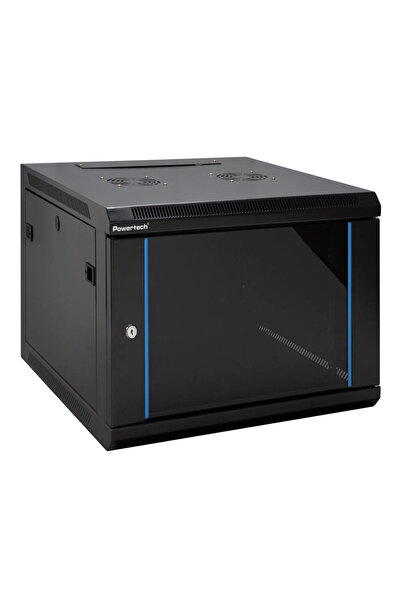 POWERTECH επιτοίχια καμπίνα rack 19" NETW-0038, 600 x 450 x 500mm, 9U