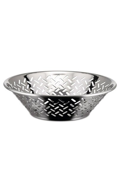 Alessi Μπολ φρούτων - Ψωμιέρα 5021/25 Δ25x5,8εκ. Από ανοξείδωτο ατσάλι, ασημί