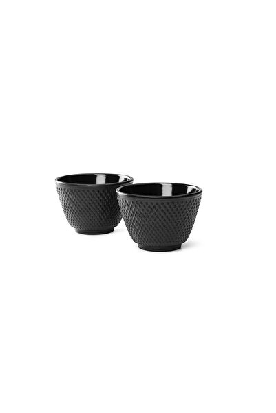 Bredemeijer Set 2 Cani, Bredemeijer, Fonta, Pentru ceai, 7.8 x 5.3 cm, Negru