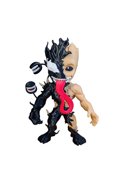 Eva Prints Figurina Groot Venom 28 cm, model decorativ print 3D, fan art Marv...
