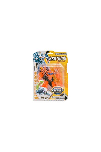 Unika Трансформиращ се робот Bruticus Assault Warrior SM-35 Изтребител # 44; ...
