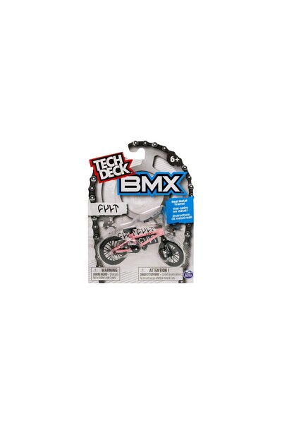 Noname Ποδήλατο BMX για τα δάχτυλα Tech Deck BMX ροζ-μαύρο