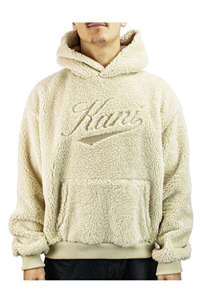 KARL KANI Hanorac bărbați Cursive Varsity Teddy OS, modern și confortabil