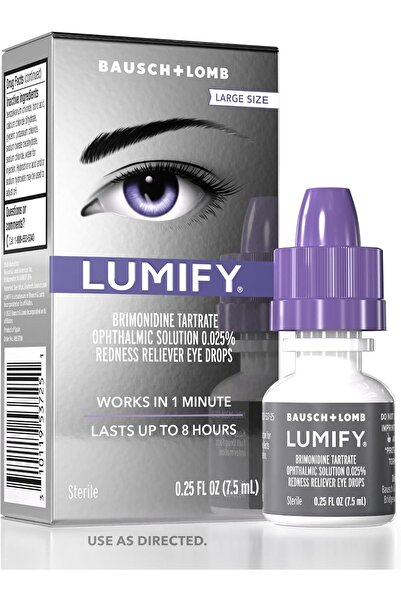 Lumify قطرات العين لتخفيف الاحمرار - 0.25 أونصة (7.5 مل)