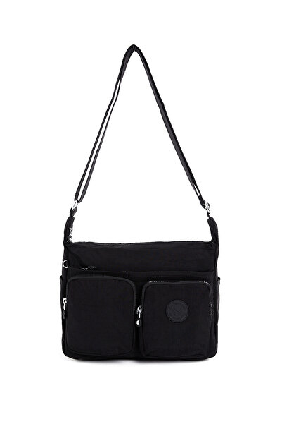 Sanmorris Parachute Fabric Multi-Pocket Women's Shoulder and Crossbody Daily Bag