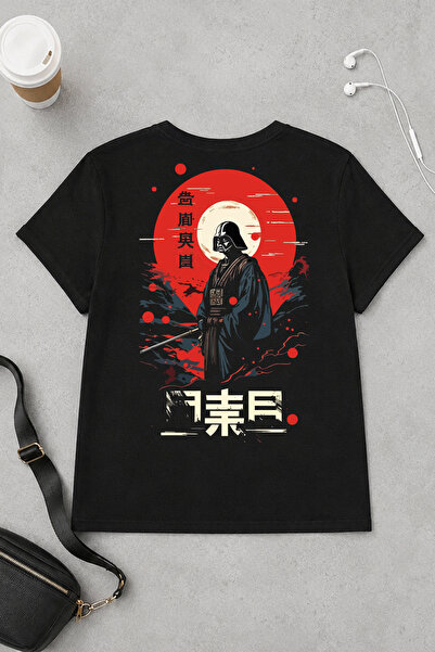 Spoyi Crna majica kratkih rukava Red Moon Warrior, dizajnirana od 100% pamuka...