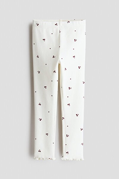 H&M Pamuklu ve Ribanalı Tayt