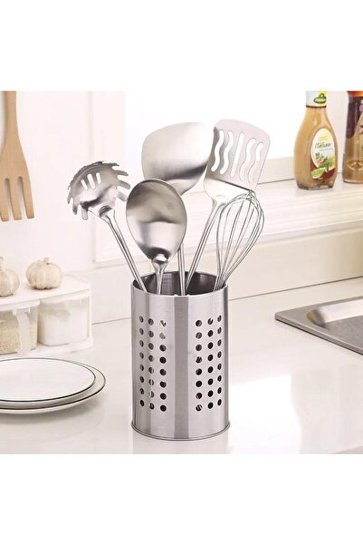 Yıldızan Edl Shop Metal Spoon Holder with Holes, Countertop Spoon Colander Or...