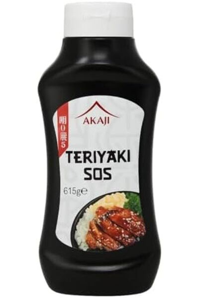 Yıldızan Nry Shop Akaji Teriyaki Sauce 615 ml – Japanese Squeeze Bottle – Pre...