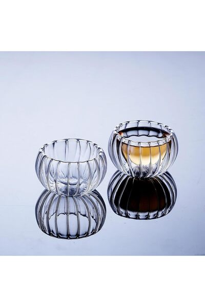Yıldızan Msa Shop Decorative Glass Turkish Delight Bowl, 8X8 Cm, Set of 6 931845