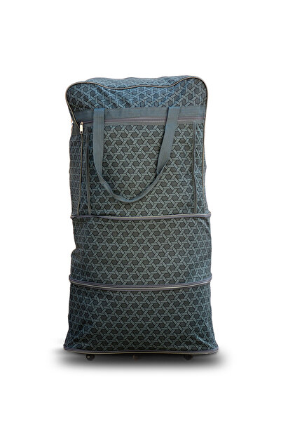 ZAAPPY Expandable Collapsible Lightweight Travel Duffel Mesh Wheel Bag, Rolli...