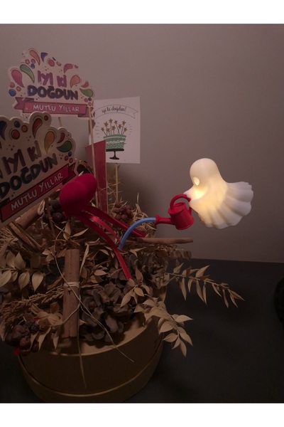 Mayex3d ÇİÇEK SULAYAN HAYALET LED MUMLUK