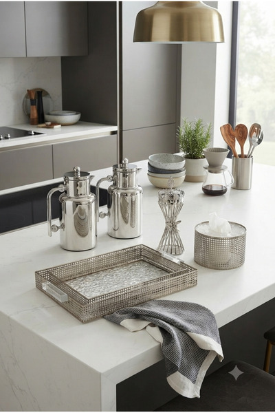 Generic Luxury Hospitality Set Featuring Tea & Coffee Tray Set, Serving Trays...
