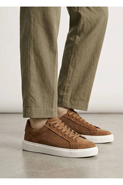 Vogel Leto Premium Süet Deri Sneaker - Taba