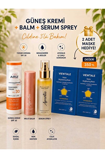 mdm style Tiens 3'lü Cilt Bakım Avantaj Seti | Güneş Kremi + Multi Balm + Ser...