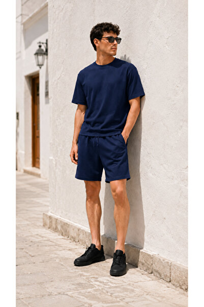 De Carte Plain Crew Neck Comfortable Fit T-Shirt + Seasonal Casual Comfortabl...