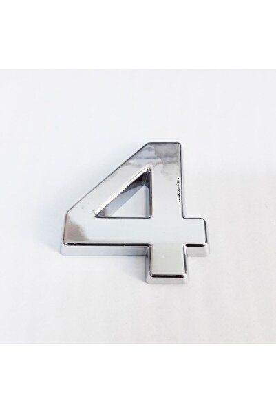 Generic Brand 4 أرقام 3.75 سم كروم لاصق