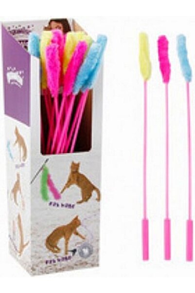 Pawise Hnrlishp Fishing Rod with Plush Tips, 48 Pieces in Box
