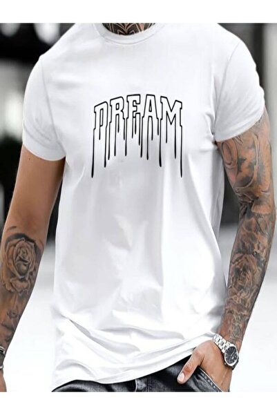 JANTIL MODA Tricou oversize pentru bărbați și femei – Tricou unisex alb vinta...