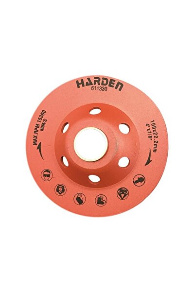 HARDEN Disc Diamantat Turbo, pentru Polizat, Industrial, Harden, 125 mm, 22.2 mm