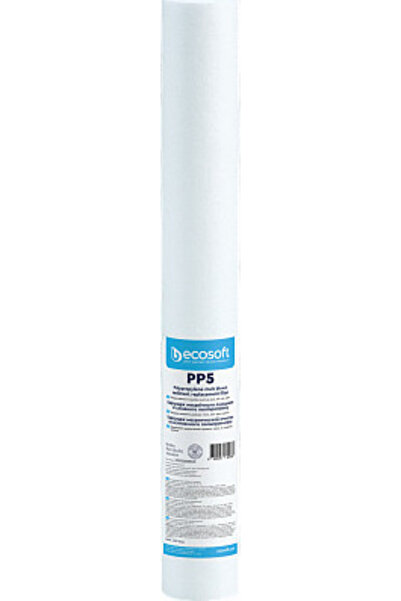ECOSOFT Ανταλλακτικό Φίλτρο Νερού για Κεντρική Παροχή, Πολυπροπυλένιο 20 " PP...