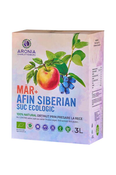 Aronia Charlottenburg Suc de Mar si Afin Siberian /Bio 3L
