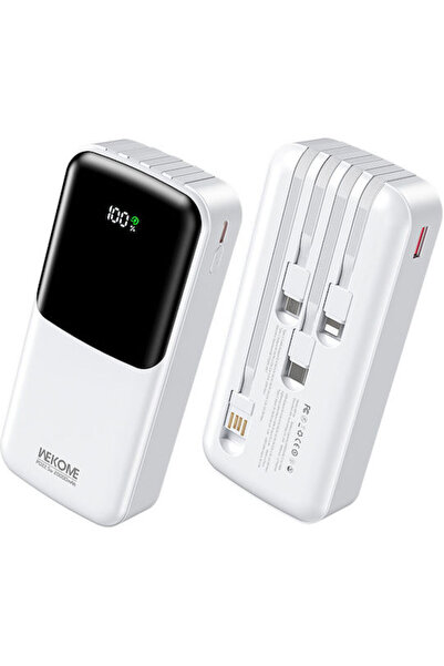 WK WP-66 Power Bank 20000mAh 22.5W Power Delivery Λευκό