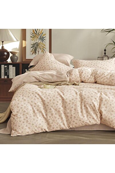 Epavlis Homeware Σετ σεντονιών από βαμβακερό σατέν 4 τεμαχίων για διπλό κρεβά...
