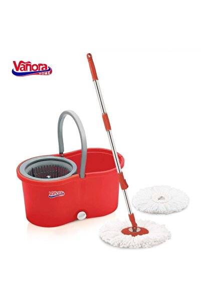 OEM Set de curățenie cu mop rotativ, CLEAN360, ROȘU