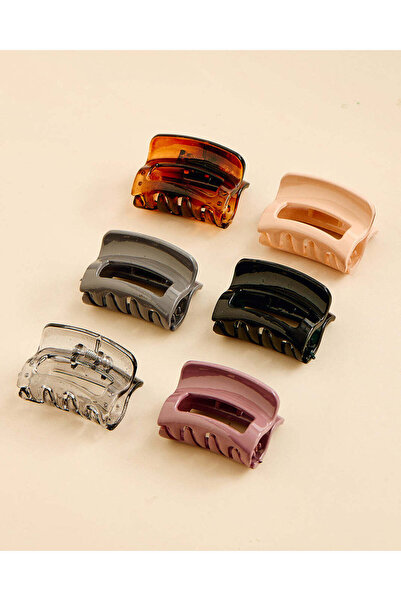 REDTAG Women Assorted 6 Pieces Hair Clip Set