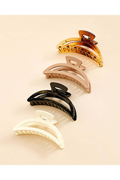 REDTAG Women Assorted 4 Piece Hair Clip Set