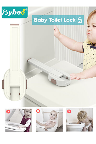 BYBEO Baby Toilet Lock, Baby Safety Locks, Toilet Seat Locks, Baby Proof Toil...