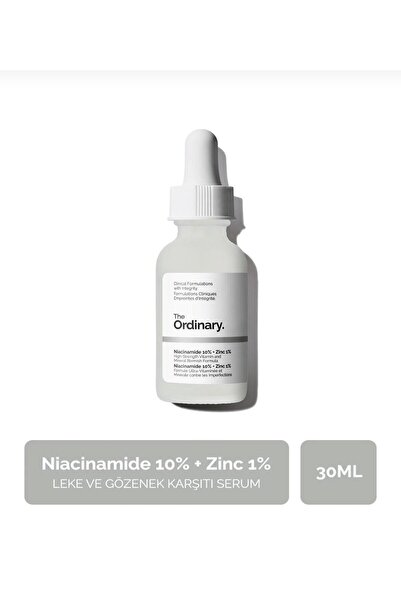 The Ordinary Niacinamide 10% + Zinc 1% - Leke ve Gözenek Görünümü Karşıtı Ser...