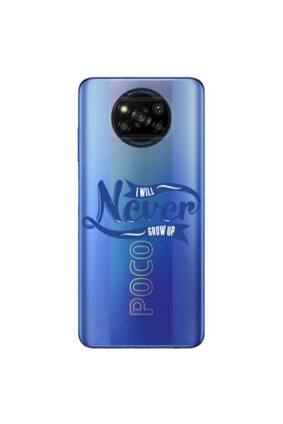 Other Xiaomi Poco X3 /X3 Pro I Will Never Grow Up Transparent Silicone TPU Θήκη