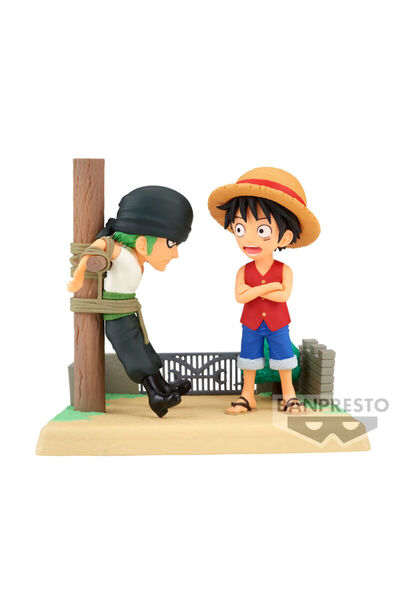 Banpresto Figurina, Banpresto, Monkey D. Luffy & Roronoa Zoro, 7cm, multicolor